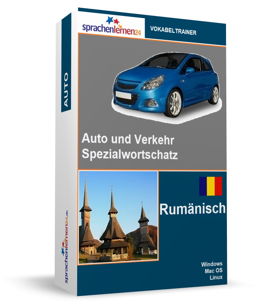 Rumänisch Auto und Verkehr Spezialwortschatz Vokabeltrainer