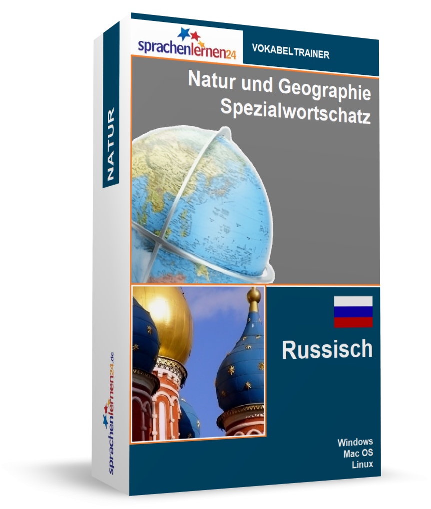 Russisch Natur und Geographie Spezialwortschatz Vokabeltrainer