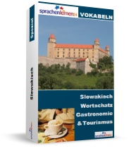 Slowakisch Gastronomie und Tourismus Spezialwortschatz Vokabeltrainer