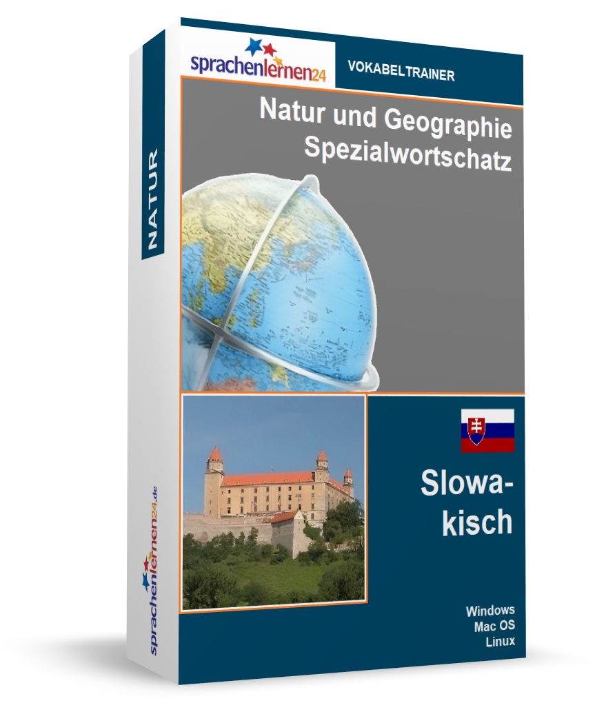 Slowakisch Natur und Geographie Spezialwortschatz Vokabeltrainer