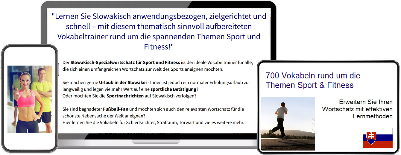 Slowakisch Sport Vokabeltrainer