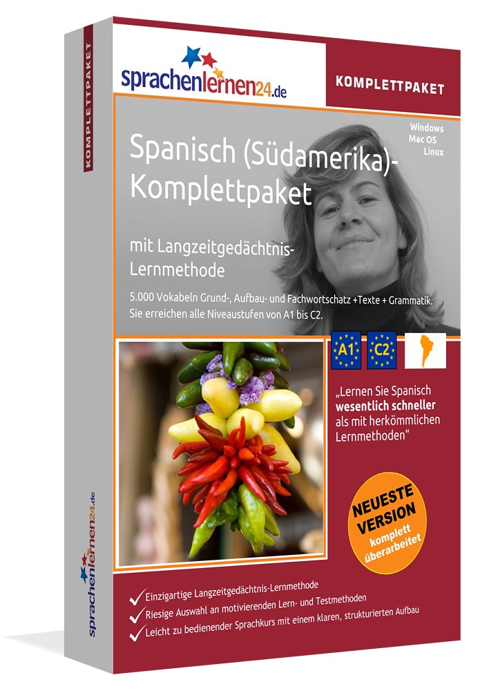 Spanisch (Südamerika) Sprachkurs Komplettpaket
