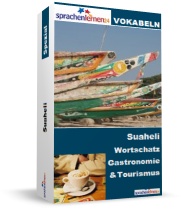Suaheli Gastronomie und Tourismus Spezialwortschatz Vokabeltrainer
