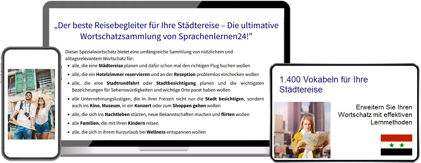 Syrisch Städtereisen Vokabeltrainer