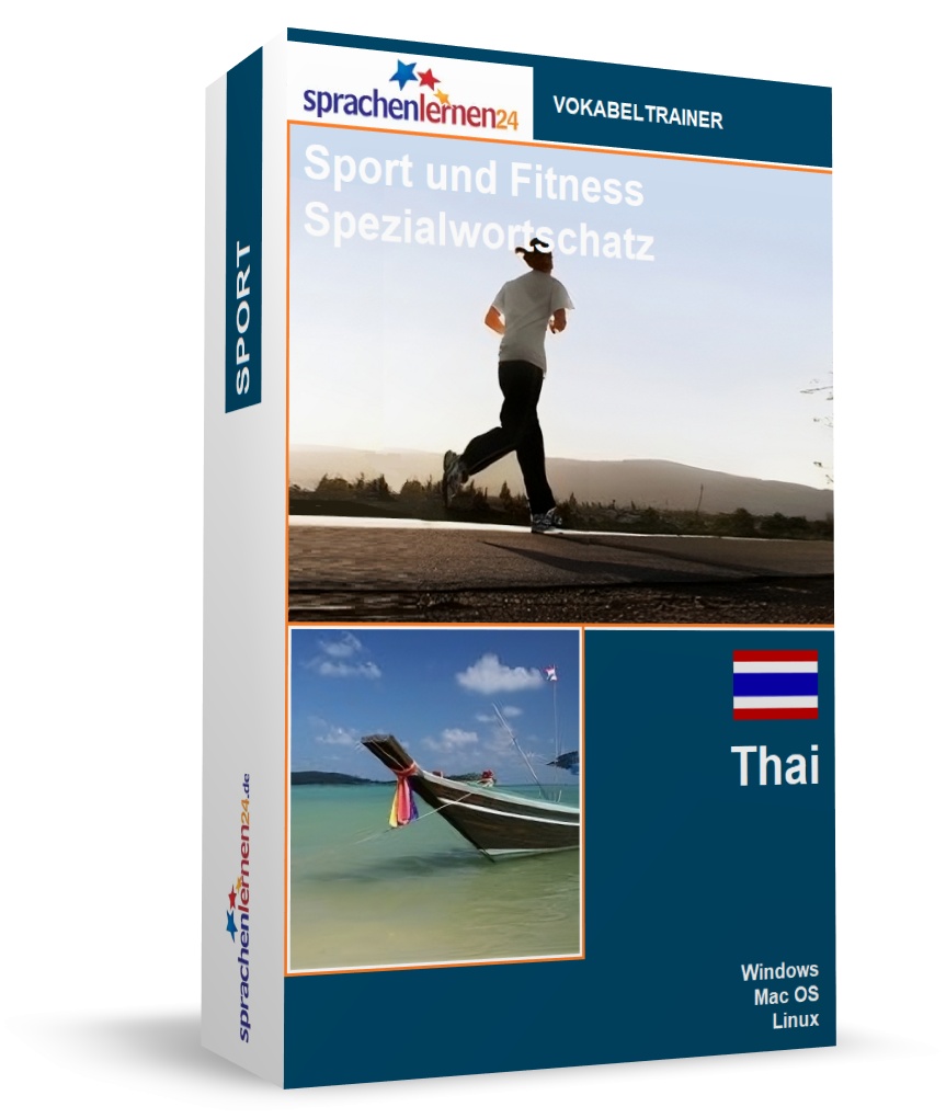 Thai Sport und Fitness Spezialwortschatz Vokabeltrainer