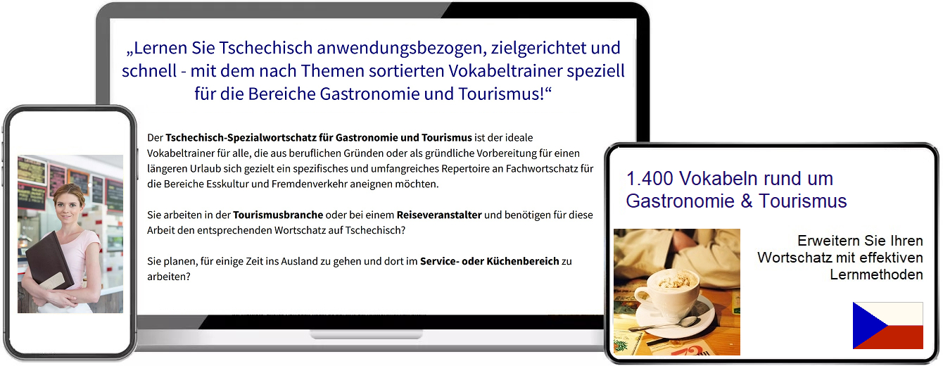 Tschechisch Gastronomie Vokabeltrainer