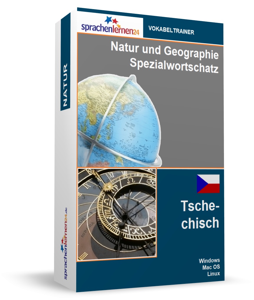Tschechisch Natur und Geographie Spezialwortschatz Vokabeltrainer