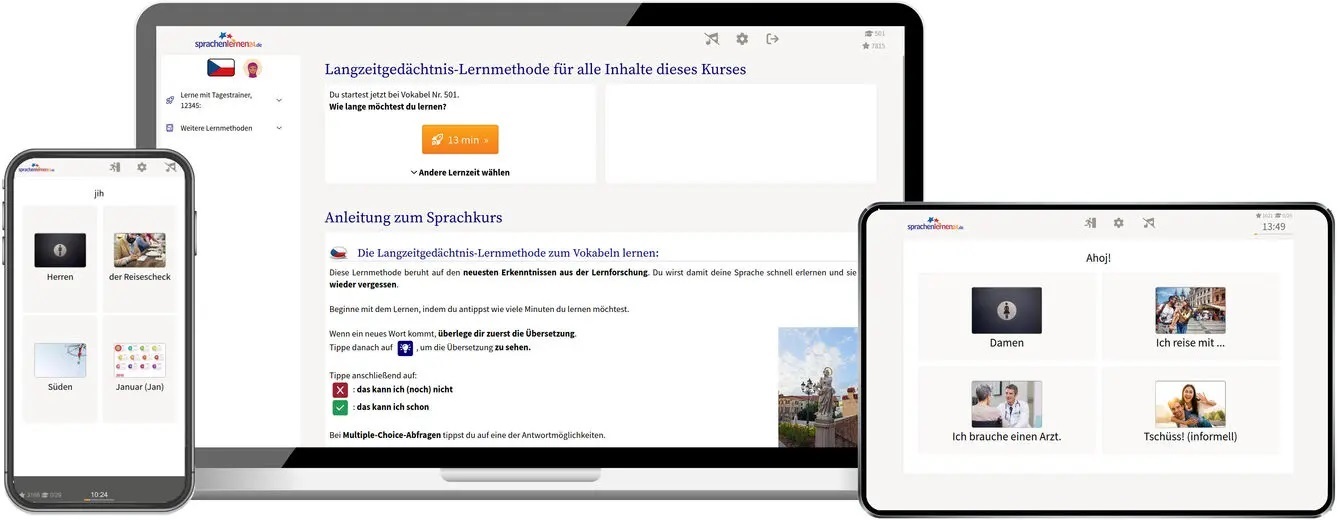 Tschechisch Sprachkurs für den Urlaub