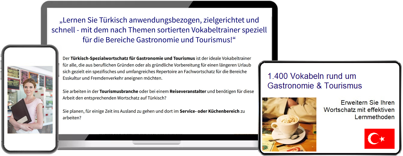 Türkisch Gastronomie Vokabeltrainer