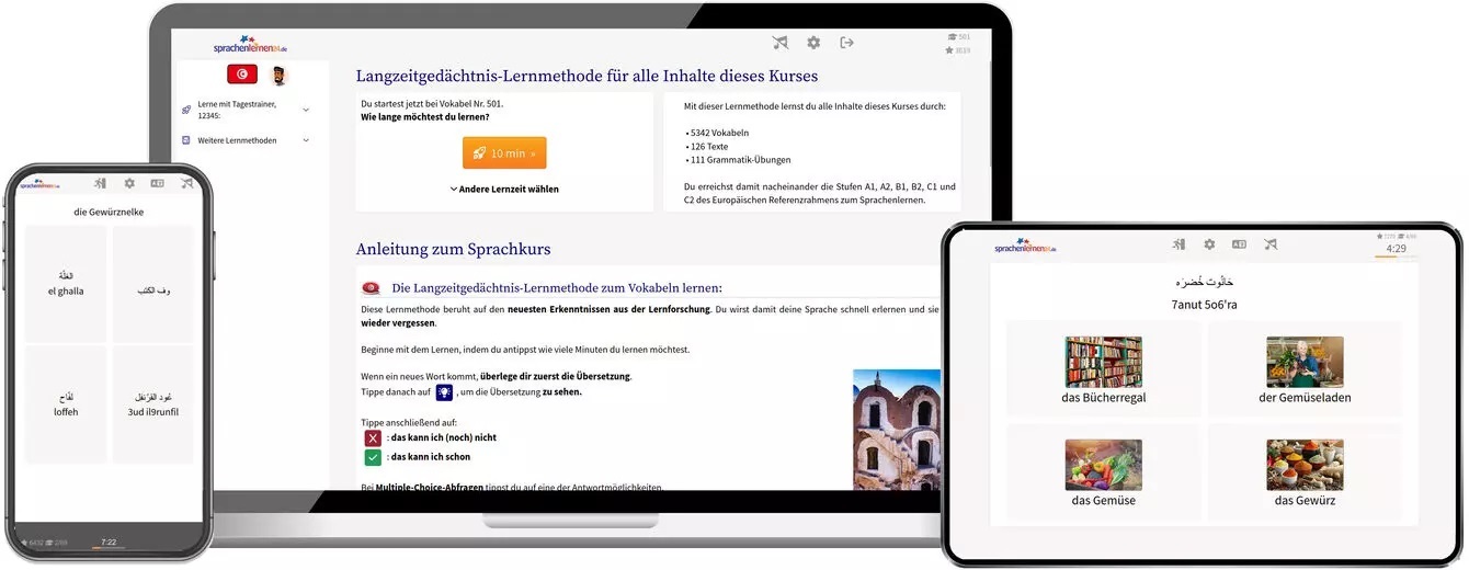 Tunesisch Sprachkurs für Anfänger