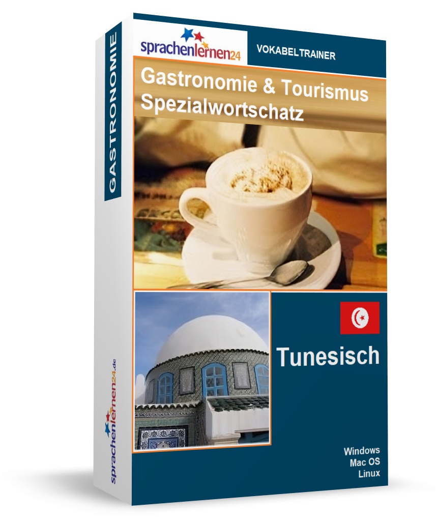 Tunesisch Gastronomie und Tourismus Spezialwortschatz Vokabeltrainer