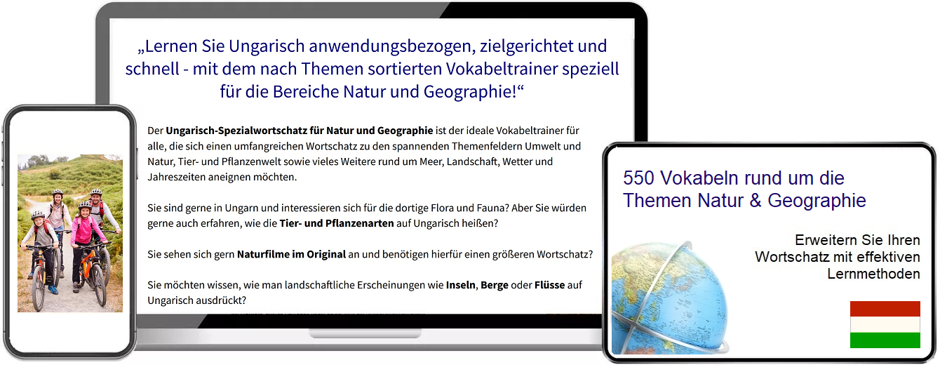 Ungarisch Natur Vokabeltrainer