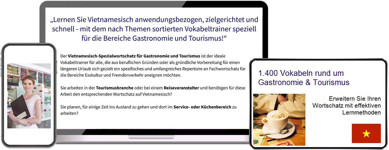 Vietnamesisch Gastronomie Vokabeltrainer