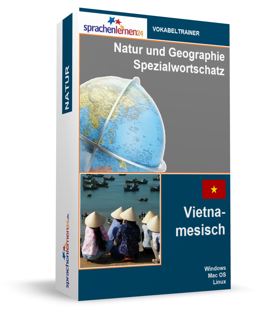 Vietnamesisch Natur und Geographie Spezialwortschatz Vokabeltrainer